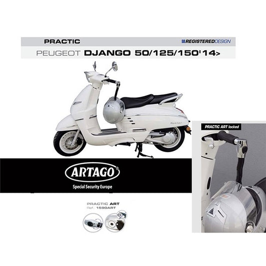 Stuurslot Artago Antirobos Luxe Peugeot Django