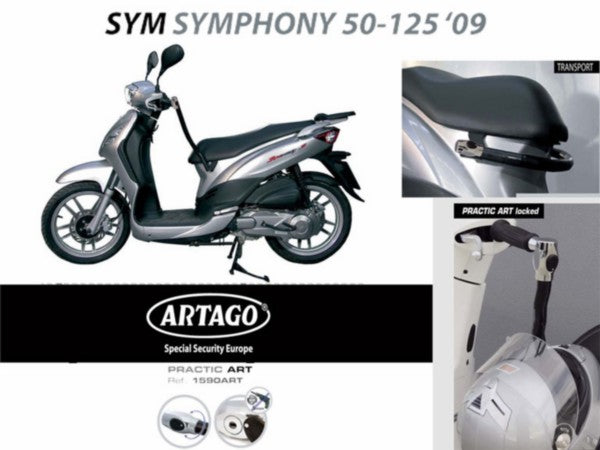 Stuurslot Artago Antirobos Luxe SYM Symphony St