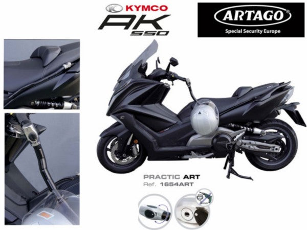 Stuurslot Artago Antirobos Luxe Kymco AK550=OP=OP