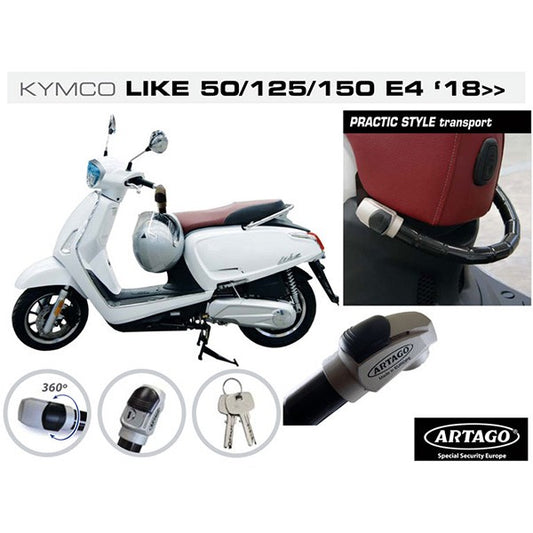 Stuurslot Artago Antirobos Kymco New Like