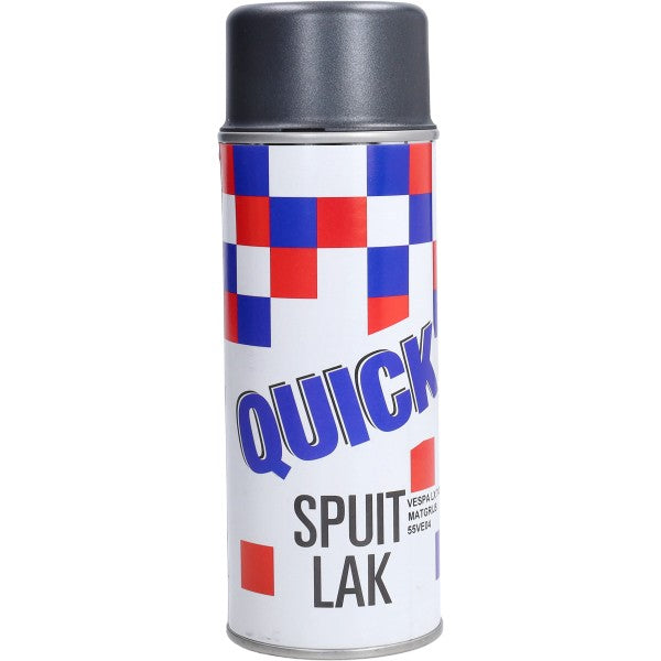Spuitlak Quick Mat Grijs 742/B Titanio 400ml Spuitbus Gts, Sprint, Vespa Lx, Zip 4T