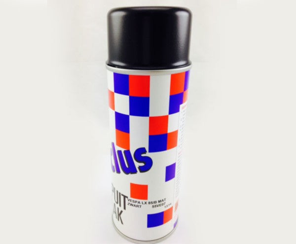 Spuitlak Quick Mat Zwart 85/B 400ml Spuitbus Gts Alle Mod., Vespa Lx