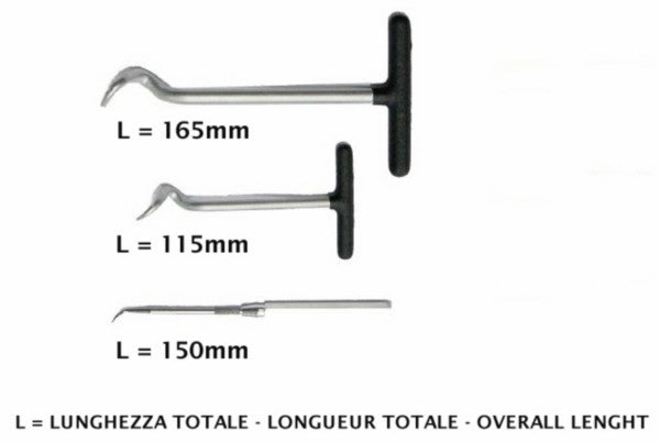 Gereedschap Buzzetti O-ring Keerring Demontage Set 3 Stuks 4943