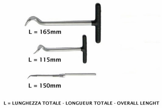Gereedschap Buzzetti O-ring Keerring Demontage Set 3 Stuks 4943