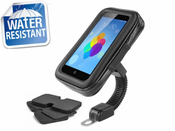 Houder Telefoon Spiegelbevestiging Universeel (Iphone) 100X160MM Zwart