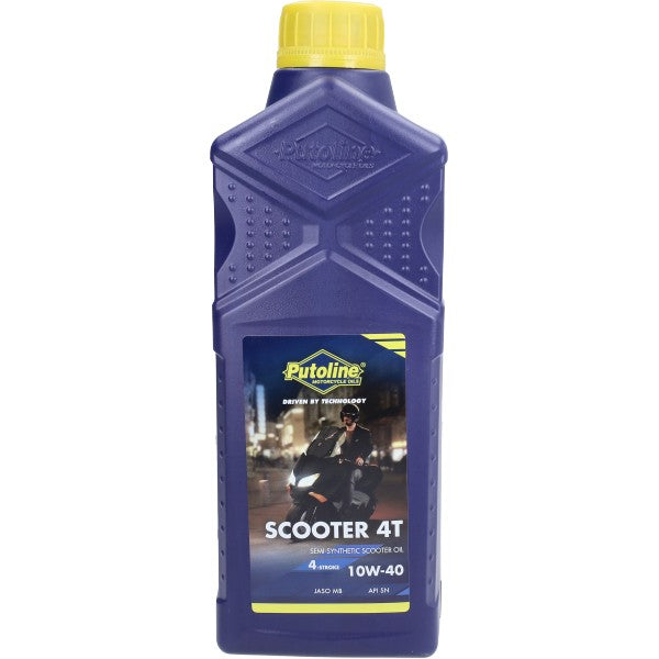 Motorolie Putoline 10W40 Half Synth 4T Scooter 1l Fles 70321