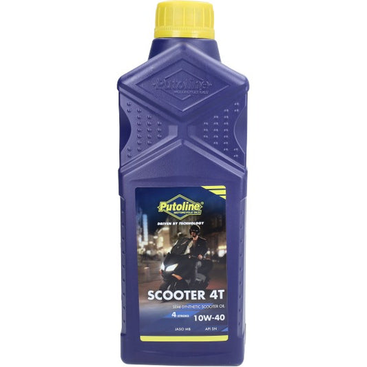 Motorolie Putoline 10W40 Half Synth 4T Scooter 1l Fles 70321