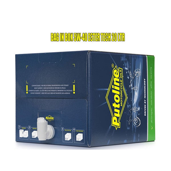 Motorolie Putoline 5W40 Vol Synth. Ester Tech Scooter 4+ 15l 74590