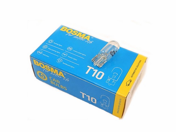 Lamp 12v Bosma 3w Insteek T10 Wedge 1PCS