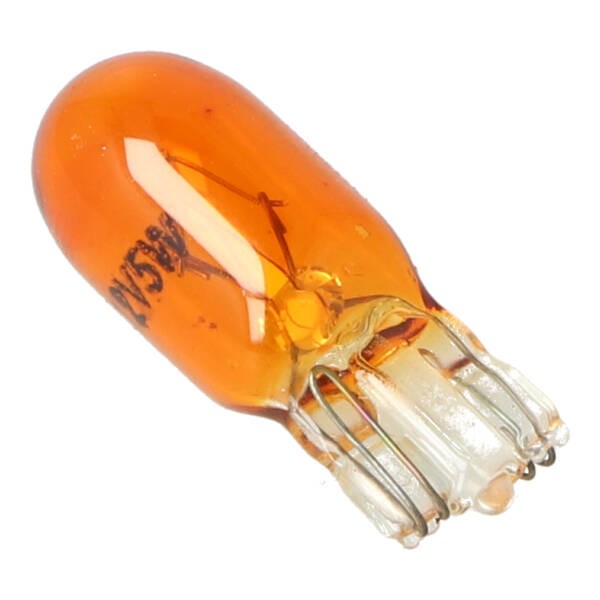 Lamp 12v Piaggio Origineel 5w Insteek R.a.w. Achter T10 Wedge Oranje 2PCS Gts Super 300cc, Gtv, MP3-300CC, MP3-400CC, Zip 4T 581904