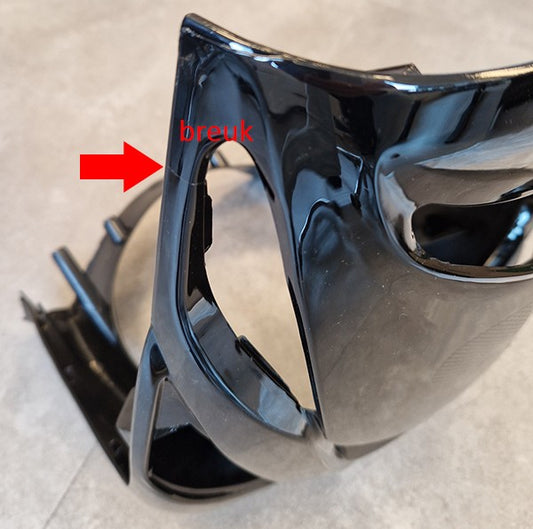 Voorfront Piaggio Zip 2000 origineel zwart 94 5764135090 schade