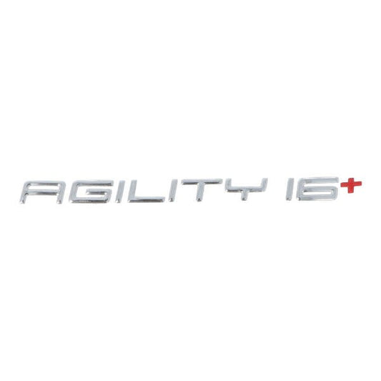 Sticker Kymco Origineel Woord [Agility 16+] Dik Agility 16inch 86202-ALJ8-E10-T01