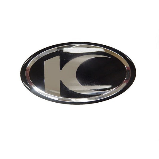 Sticker Kymco Origineel Logo Dik Zwart/chroom Agility 16+, Downtown, New Like, SUPER-8 86102-ALG1-E00-T01