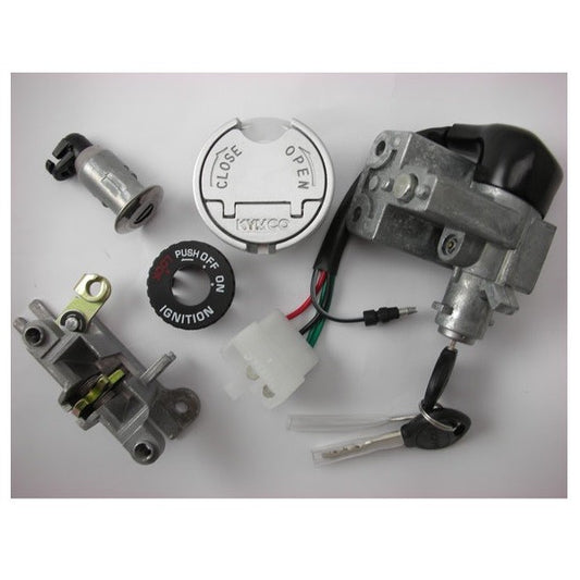 Contactslot Kymco Origineel Set + Tankdop 12 Inch Agility Carry, Agility Delivery 35010-ALC8-E60