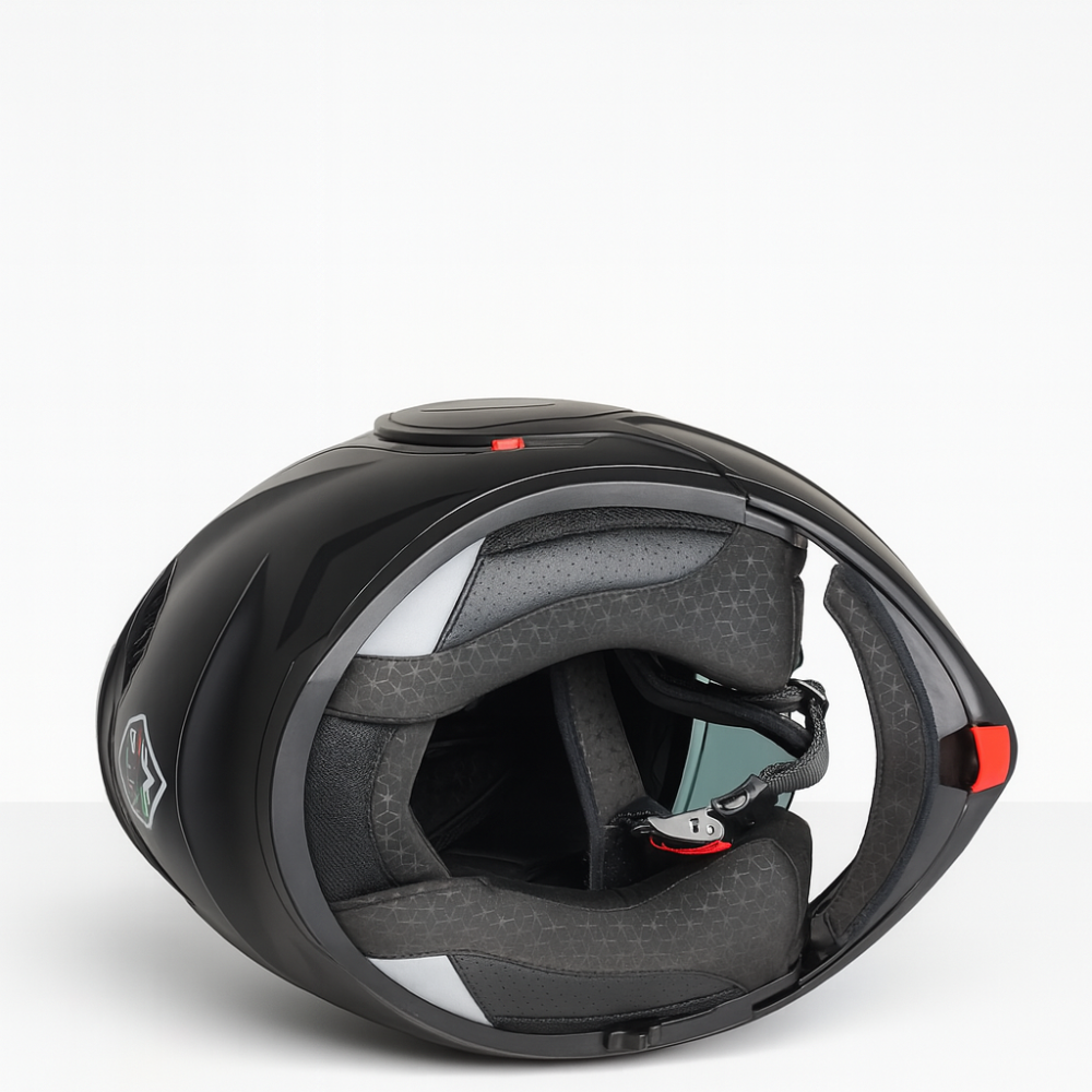 Vito Systeemhelm Reverse Mat Zwart + Gratis Pinlock – ECE 22.06