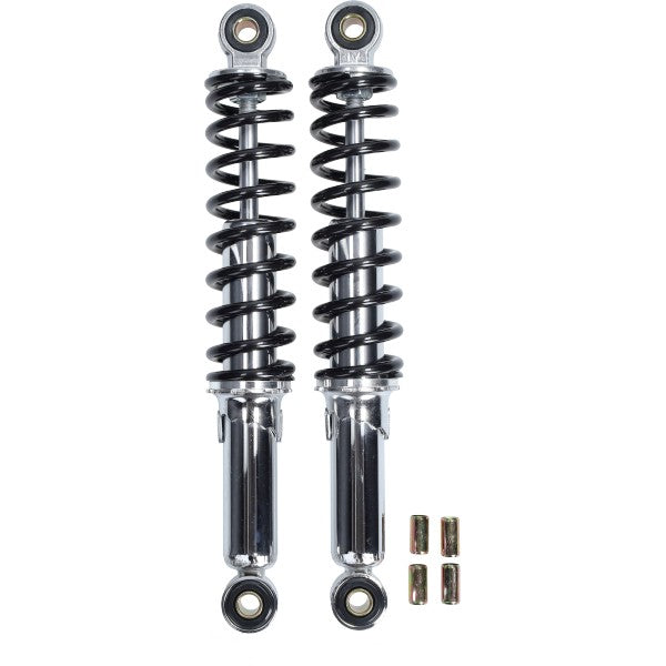 Fast Arrow schokbrekerset 290mm chroom/zwart Puch Maxi/Tomos/Camino