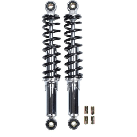 Fast Arrow schokbrekerset 290mm chroom/zwart Puch Maxi/Tomos/Camino