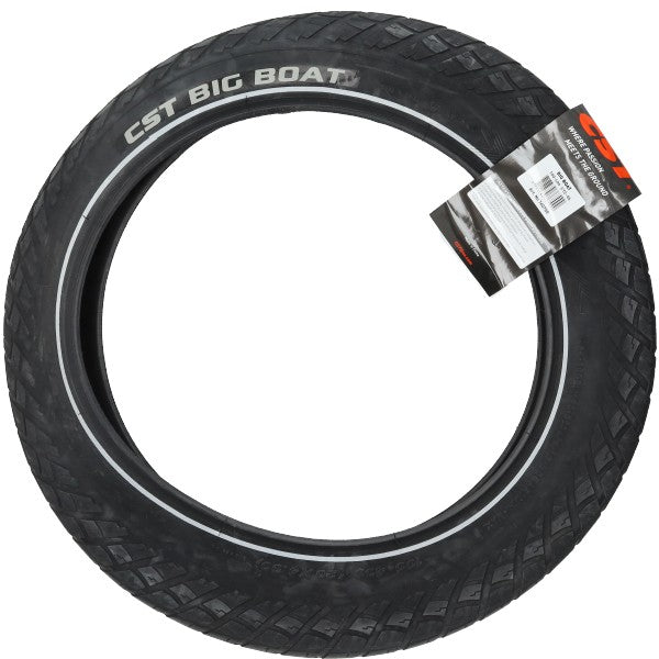 Buitenband fatbike CST Big Boat 20x4.0 met reflectie zwart