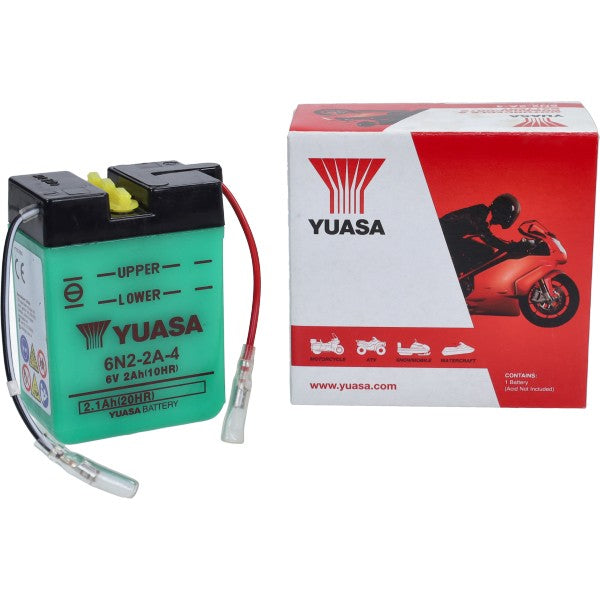 Yuasa 6N2-2A 6V accu voor SS50