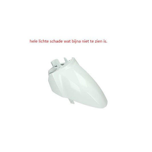 Voorspatbord SYM Mio 50i wit origineel schade 61100-FSA-000-WD