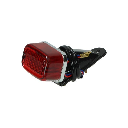achterlicht DMP trial universeel zwart bromfiets, motorfiets