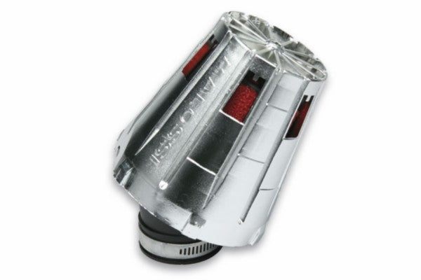 Powerfilter Malossi 45 graden universeel conisch 38 mm chroom