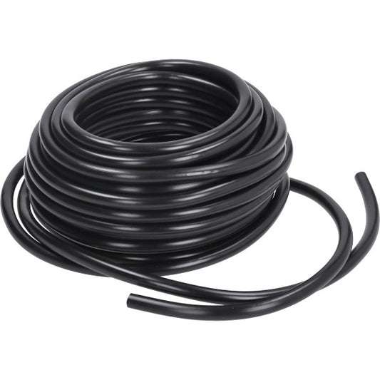 Benzineslang rubber 5x8mm zwart rol 10 meter