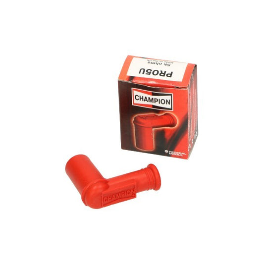 Bougiekap Champion PR05U – Rood, Waterdicht Silicone (Groot Gat)