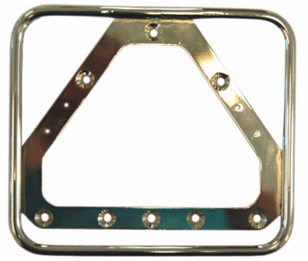 Chroom kentekenplaathouder Classic 14,5x12,5 cm