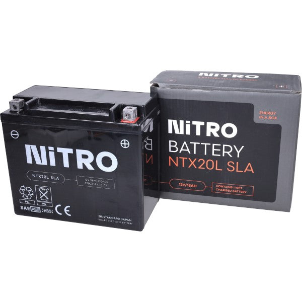 Motoraccu Nitro NTX20L-SLA/YTX20L-BS SLA/GEL