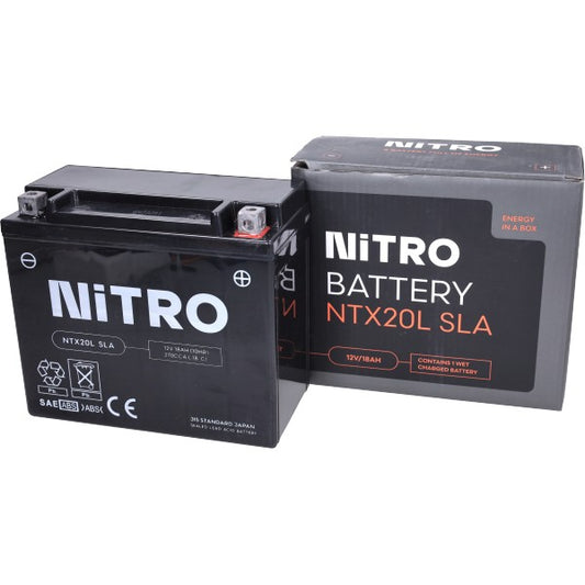 Motoraccu Nitro NTX20L-SLA/YTX20L-BS SLA/GEL