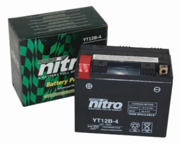 Accu Nitro NT12B-4/YT12B-4 SLA/GEL onderhoudsvrij
