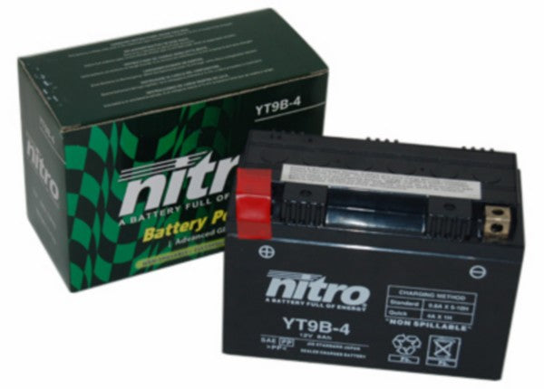 Nitro NT9B-4/YT9B-4 SLA/GEL accu 150x70x105 mm