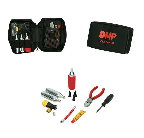DMP tubeless banden reparatieset met luchtpatronen