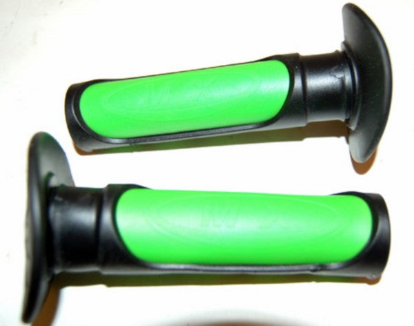 Handvatset DMP ProGrip model zwart/groen Beta RR50/Derbi/Rieju