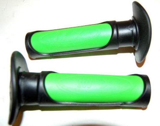 Handvatset DMP ProGrip model zwart/groen Beta RR50/Derbi/Rieju