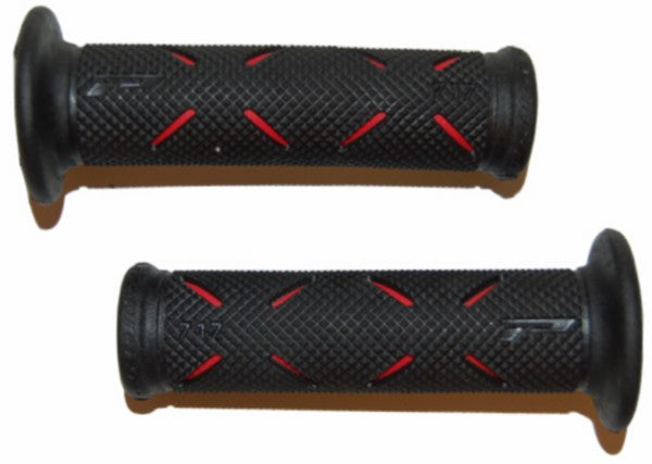 Progrip handvatset streep zwart/rood universeel 717