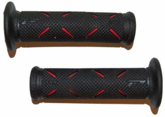 Progrip handvatset streep zwart/rood universeel 717