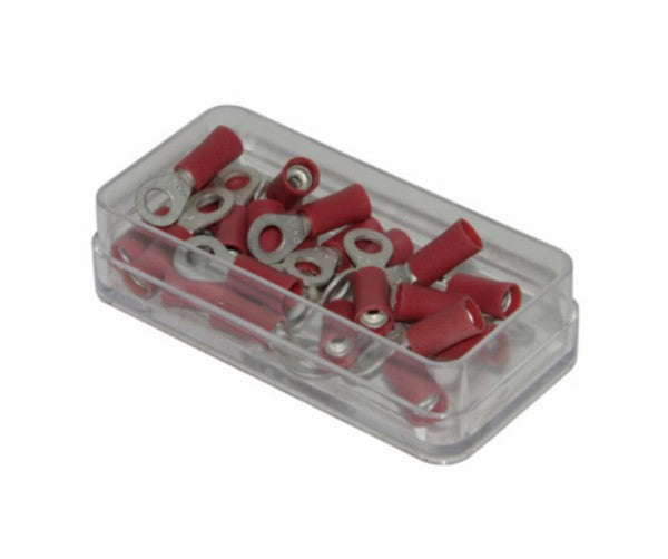 Kabeloog 4 mm rood - 25 stuks