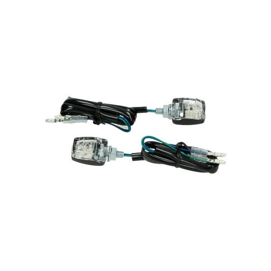 DMP LED mini knipperlichtset 30mm wit glas E-keur universeel