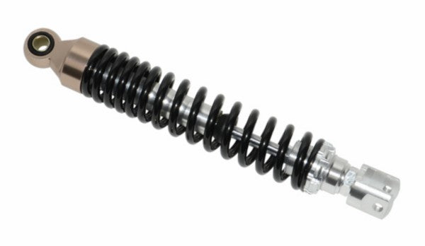 Dipper schokbreker 310mm zwart/chroom Minarelli scooter