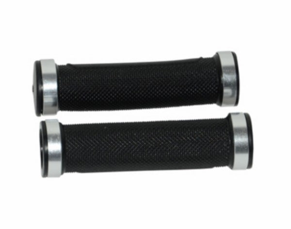 Handvatset DMP universeel zwart/chroom voor scooter/bromfiets