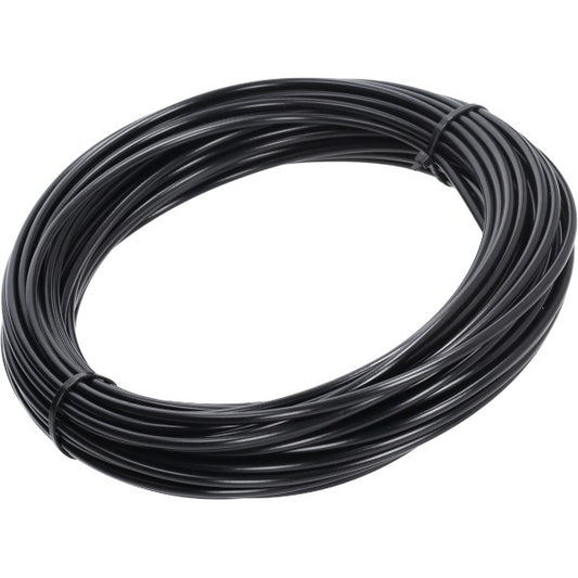 DMP buitenkabel 5,0 mm rol 25 meter zwart