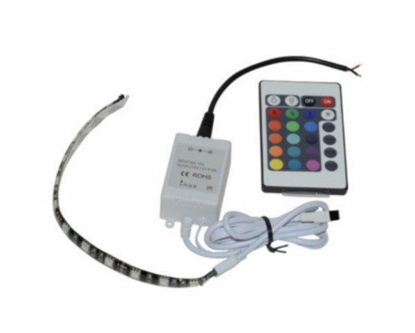 LED verlichting DMP strip 20 cm met afstandsbediening multi-color