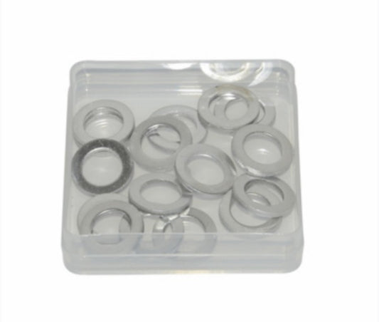 Aluminium ring aftapbout 25 stuks GY6, China 4T, Kymco 4T