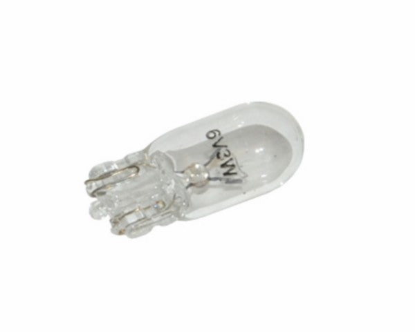 T10 insteeklamp 6V 3W wedge