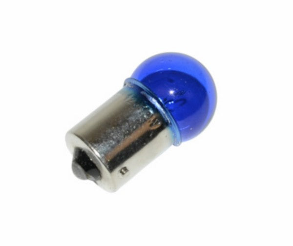 BA15S lamp 12V 10W blauw