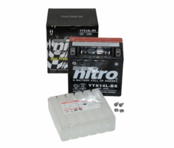 Motoraccu Nitro NTX14L-BS / YTX14L-BS 12Ah