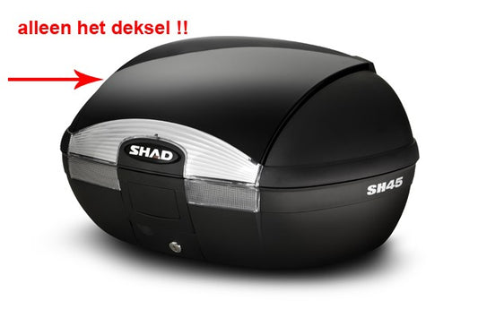 SHAD SH45 topkoffer deksel zwart metallic