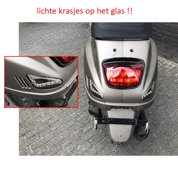 Power1 LED knipperlichten achter Vespa GTS/GTV 2023- smoke E-keur